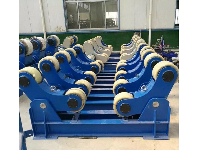 河北高总验收操作机配滚轮架完毕